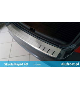 Rear bumper protector SKODA RAPID 4D
