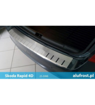 Rear bumper protector SKODA RAPID 4D