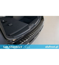 Rear bumper protector + carbon foil SEAT ALHAMBRA II