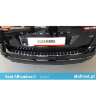 Rear bumper protector + carbon foil SEAT ALHAMBRA II
