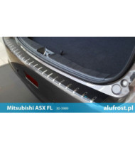Rear bumper protector + carbon foil MITSUBISHI ASX 1FL