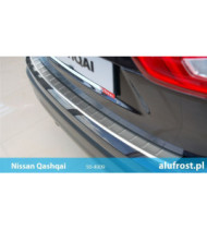 Rear bumper protector (inox) NISSAN QASHQAI II