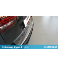 Rear bumper protector (inox) VOLKSWAGEN SHARAN II