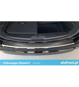 Rear bumper protector (inox) VOLKSWAGEN SHARAN II