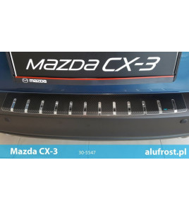 Rear bumper protector + carbon foil MAZDA CX-3
