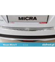 Rear bumper protector NISSAN MICRA V 5D