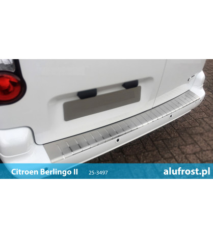 Rear bumper protector CITROEN BERLINGO II / PEUGEOT PARTNER II