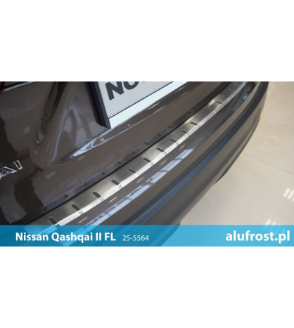 Rear bumper protector NISSAN QASHQAI II FL