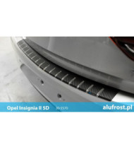 Rear bumper protector + carbon foil OPEL INSIGNIA II 5D
