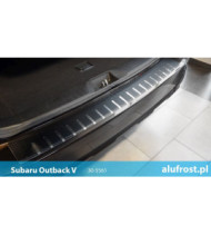 Rear bumper protector + carbon foil SUBARU OUTBACK V