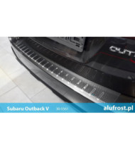 Rear bumper protector + carbon foil SUBARU OUTBACK V