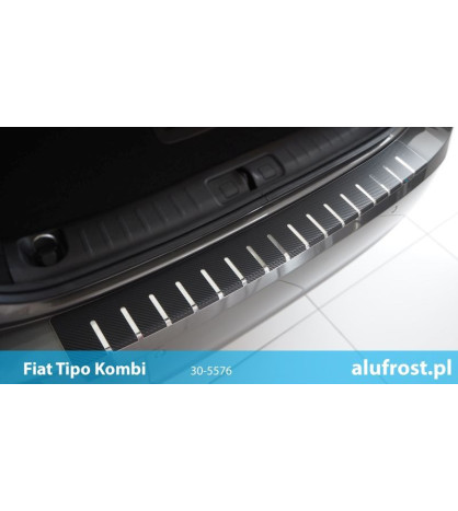 Rear bumper protector + carbon foil FIAT TIPO KOMBI