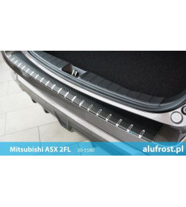Ladenkantenschutz + carbon folie MITSUBISHI ASX 2 FL