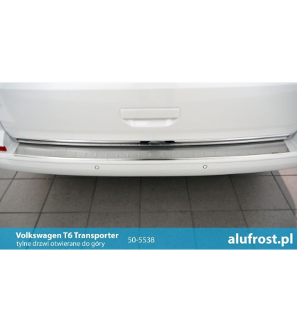Rear bumper protector (inox) VOLKSWAGEN T6 TRANSPORTER / T6 MULTIVAN (hatch)