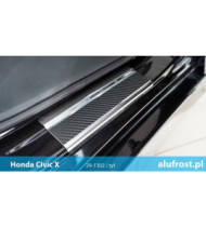 Door sills + carbon foil HONDA CIVIC X 4D/5D