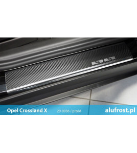 Door sills + carbon foil OPEL CROSSLAND X / CROSSLAND X FL