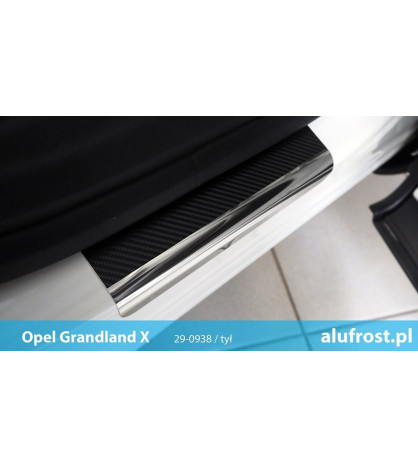 Door sills + carbon foil OPEL GRANDLAND X