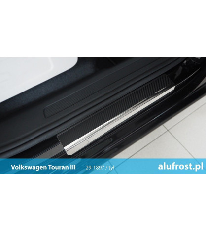 Door sills + carbon foil VOLKSWAGEN TOURAN III