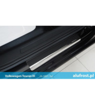 Door sills + carbon foil VOLKSWAGEN TOURAN III