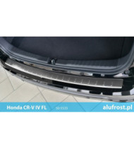Rear bumper protector (inox) HONDA CR-V IV FL