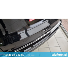 Rear bumper protector (inox) HONDA CR-V IV FL