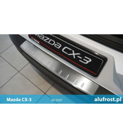 Rear bumper protector (inox) MAZDA CX-3