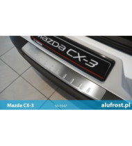 Rear bumper protector (inox) MAZDA CX-3