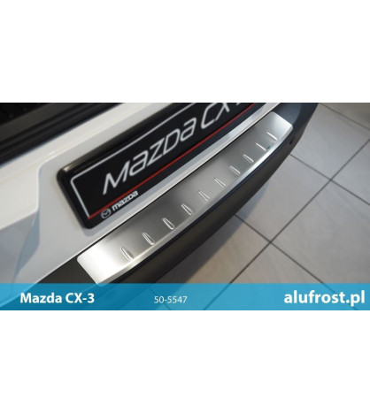 Rear bumper protector (inox) MAZDA CX-3