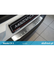 Rear bumper protector (inox) MAZDA CX-3
