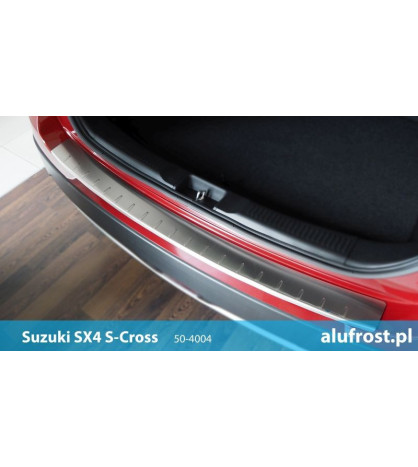 Rear bumper protector (inox) SUZUKI SX4 S-CROSS