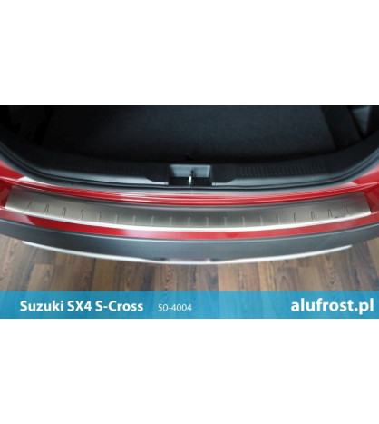 Rear bumper protector (inox) SUZUKI SX4 S-CROSS