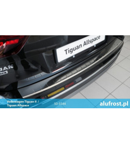 Rear bumper protector (inox) VOLKSWAGEN TIGUAN II / TIGUAN ALLSPACE