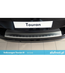 Rear bumper protector (inox) VOLKSWAGEN TOURAN III