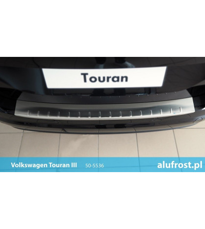 Rear bumper protector (inox) VOLKSWAGEN TOURAN III