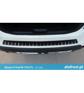 Protection de seuil de chargement + fibre en carbone NISSAN X-TRAIL III (T32) FL