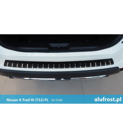 Protection de seuil de chargement + fibre en carbone NISSAN X-TRAIL III (T32) FL