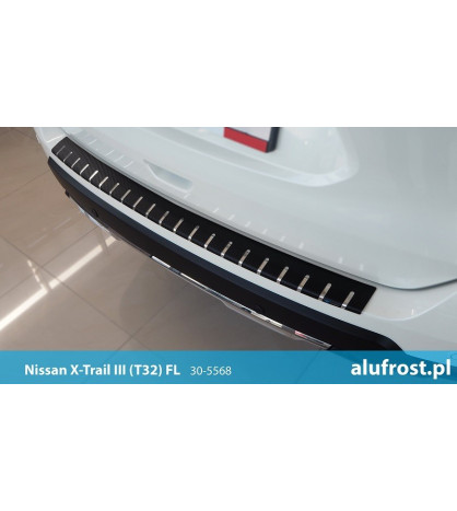 Protection de seuil de chargement + fibre en carbone NISSAN X-TRAIL III (T32) FL