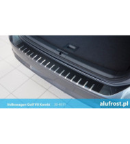 Rear bumper protector + carbon foil VOLKSWAGEN GOLF VII KOMBI