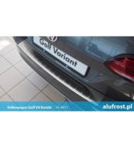 Rear bumper protector (inox) VOLKSWAGEN GOLF VII KOMBI