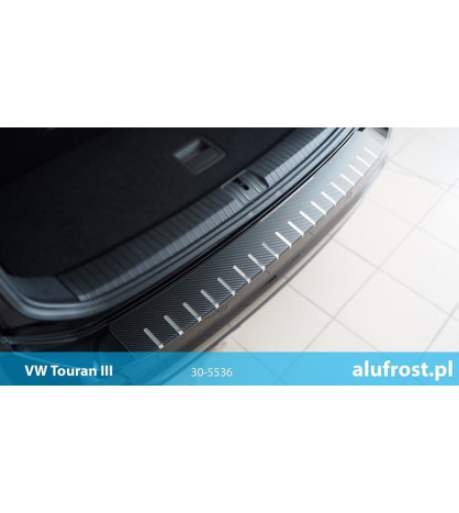 Protection de seuil de chargement + fibre en carbone VOLKSWAGEN TOURAN III