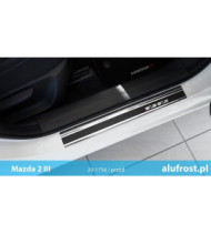 Seuil de porte + fibre en carbone MAZDA 2 III