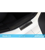 Seuil de porte + fibre en carbone MAZDA 2 III