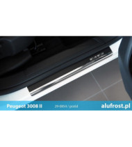 Door sills + carbon foil PEUGEOT 3008 II