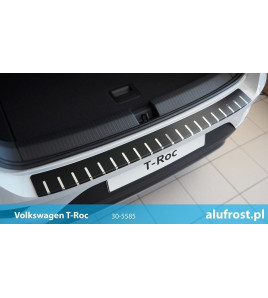 Rear bumper protector + carbon foil VOLKSWAGEN T-ROC