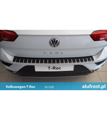 Rear bumper protector + carbon foil VOLKSWAGEN T-ROC