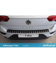 Rear bumper protector + carbon foil VOLKSWAGEN T-ROC
