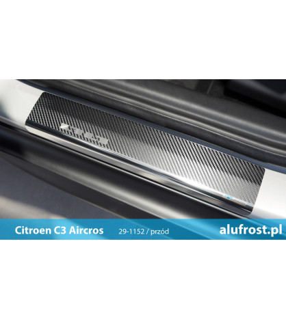 Seuil de porte + fibre en carbone CITROEN C3 AIRCROSS