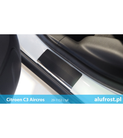 Seuil de porte + fibre en carbone CITROEN C3 AIRCROSS