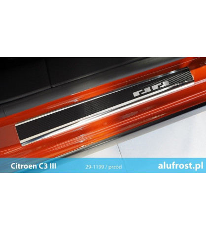 Door sills + carbon foil CITROEN C3 III