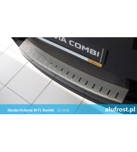 Rear bumper protector SKODA OCTAVIA III FL KOMBI